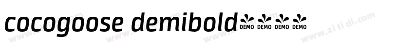 cocogoose demibold字体转换